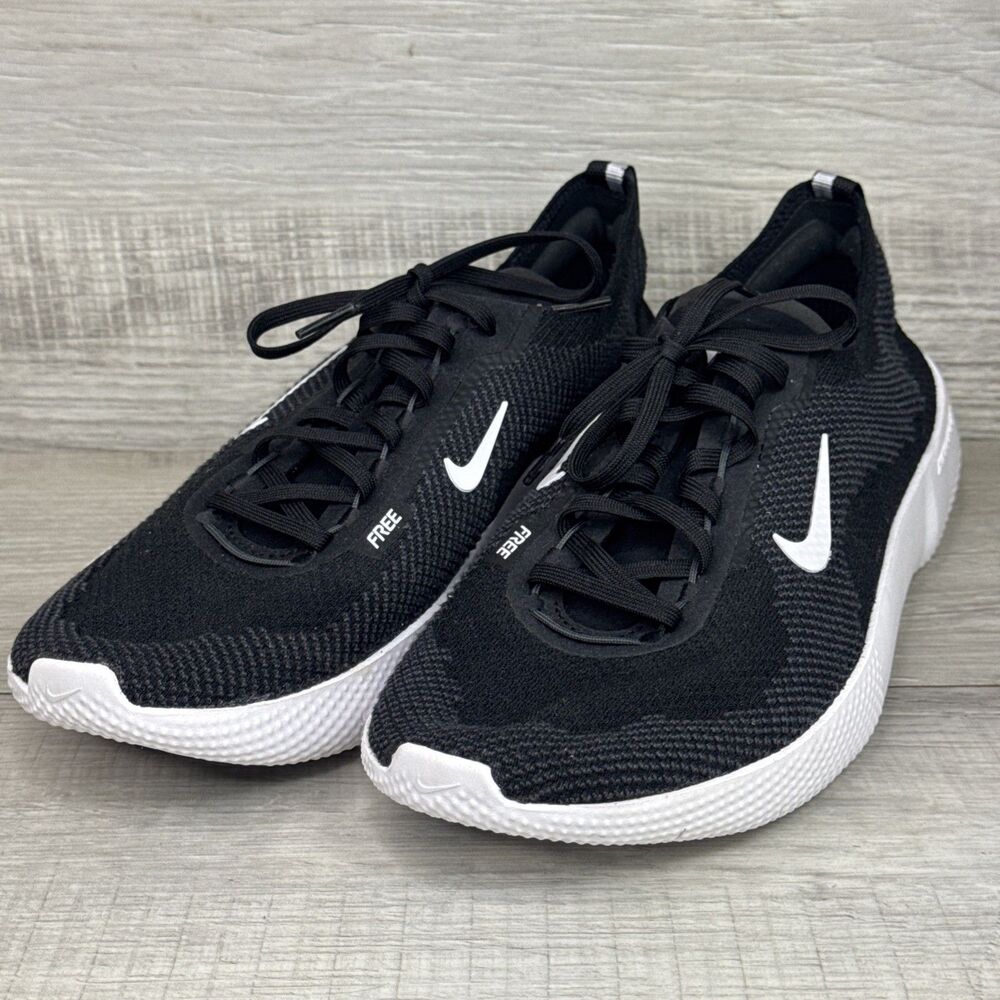 Nike Free 2025 HF1078-002 Men’s Black & White Running Shoes Size 11